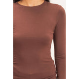 Crew Neck Long Sleeve Top
