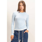 Layered Effect Long Sleeve Top