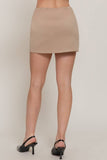 Scuba Knit Mini Skirt W/ Inner Pants