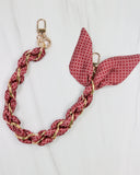 Serafina Scarf Purse Chain Burgundy
