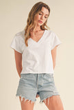 8281DK Til V-Neck Baby Top