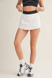 Lightweight Skort with Elastic Waistband