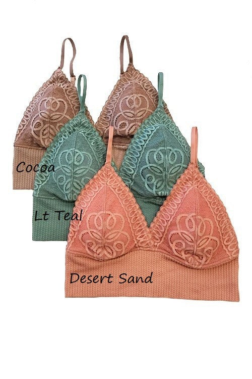 Lace Ribbed Bralette