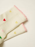 Mini Heart Petal Grip Sock, Pilates Socks