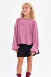 Open Back Thermal Knit Top