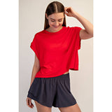 VISCOSE MODAL OPEN BACK TOP