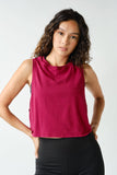 Pima Cotton Relaxed Side-Knot Tank