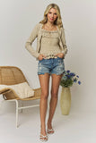 POLKA DOT RUFFLE CAMI & CARDIGAN - RET4276