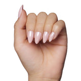 First Kiss Press-On Nails | Short Almond Pink Chrome Finish