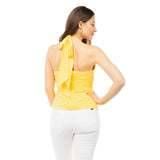 Shirred Halter Neck Top