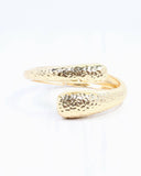 Banbury Hammered Bangle Bracelet Gold