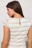 PD50460-1 - Chloe Cap Sleeve V-Neck Mini Dress