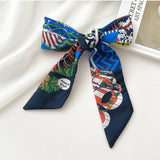 RETRO LONG TIE BAG HANDLE RIBBON SCARF_CWASC0722