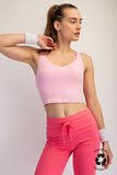 V NECK YOGA TOP