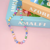 Multi Heart Stone Necklaces