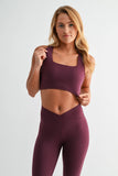Venice Cloud Light Square Neck Sports Bra