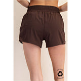 RECYCLED ACTIVE SHORT WITH MESH