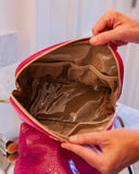 Capri Large Pouch Hot Pink EC