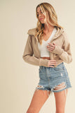 Deva Cropped Hooded