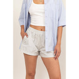 Mid Waist Nylon Shorts