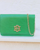 Bryn Clutch/Crossbody Kelly Green EC