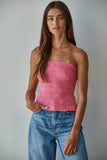 S1241A | Knit Modal Nylon Spandex Seamless Jacquard Tube Top