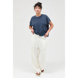 Capped Sleeve Mineral Wash T-Shirt