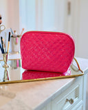 Capri Large Pouch Hot Pink Patent