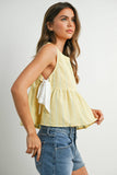 Sky Meadow Peplum Top - BMT7750