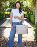 Jayden Tote Nude Patent SQ