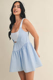 Gingham Print Double Layered Play Dress