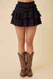 Ruffle Layer Mini Skort