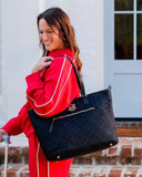 James Tote Black Nylon