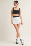 Lightweight Skort with Elastic Waistband