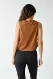 Pima Cotton Relaxed Side-Knot Tank