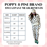 Blush Polka Dot Sweatpants