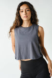 Pima Cotton Relaxed Side-Knot Tank