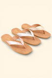 SIA MINIMAL STRAP DESIGN FLIP FLOP THONG SANDALS-A