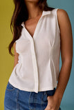 PT19590 COLLAR NECK TOP