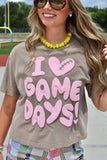 I Heart Gameday Crop Tee