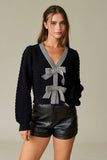 Harper Bow Knit Top
