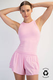BUTTER SLEEVELESS RACER BACK TANK TOP