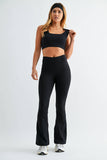 Venice Cloud Light Square Neck Sports Bra