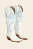RUBY BOW SWIRLING PATTERNED WESTERN BOOTS