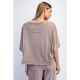 MINERAL WASHED BOXY TOP