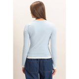 Layered Effect Long Sleeve Top
