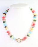 Fort Kent Stone Beaded Toggle Necklace Multi