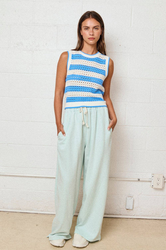 PPA17591 - Cora Wide- Leg Sweat Pants
