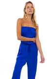 Strapless Elastic Banded Jumpsuit