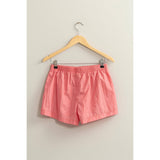 Mid Waist Nylon Shorts